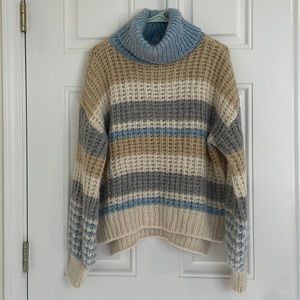 Turtle Neck, Oversized Sweater